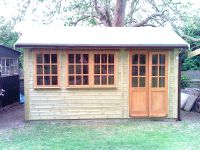 15 x 11 Leisure Room. Customer upgraded to include Georgian double doors to match the windows.