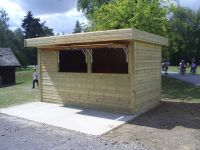 12x8 Farm Shop with 2 openings to the front. 