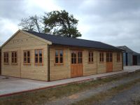 40 x 20 Farm Shop with garden office double glazed windows. 