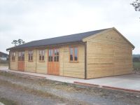 40 x 20 Farm Shop with Onduline roof and office doors & windows. 