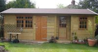 27 x 12 Leisure Room with georgian windows, and a door in the recess. Inclusive of personal door and a partition. 