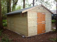 10 x 12 Self Erect Hobby Room with a stable style door.