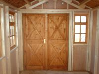 8 x 16 Leisure Room with Framed Double Doors and Felt Tiles