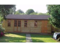 22 x 10 Leisure Room with Georgian Double Doors and windows. Additional Personal Door and a Partition.